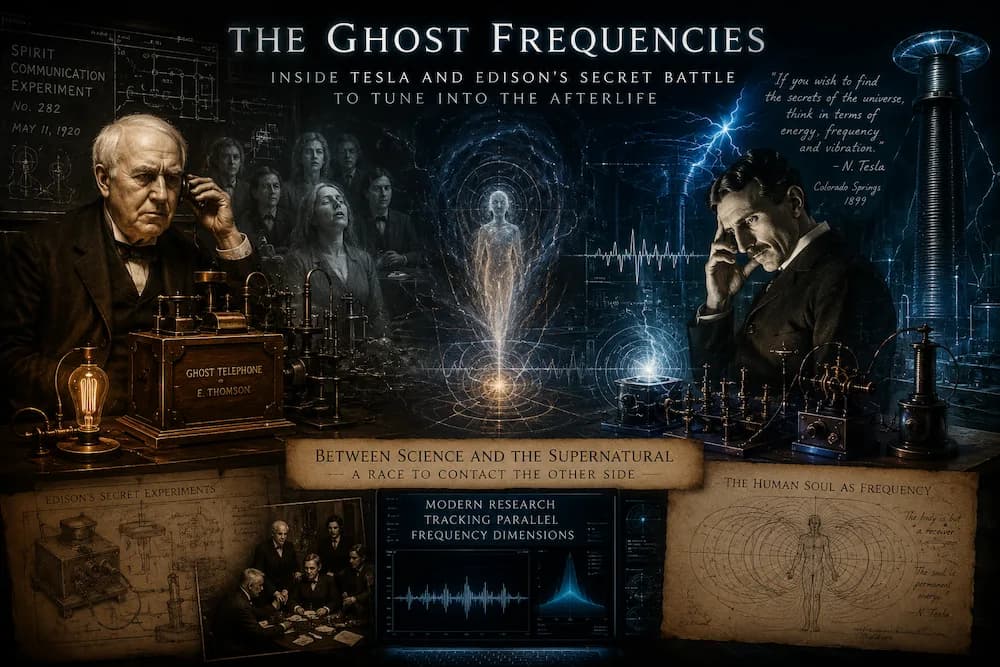 The Ghost Frequencies: How Tesla and Edison Tried to Tune Into the Afterlife